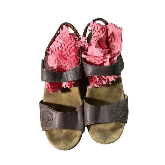 Dansko Purple Double Strap Sandals - Picture 2 of 13